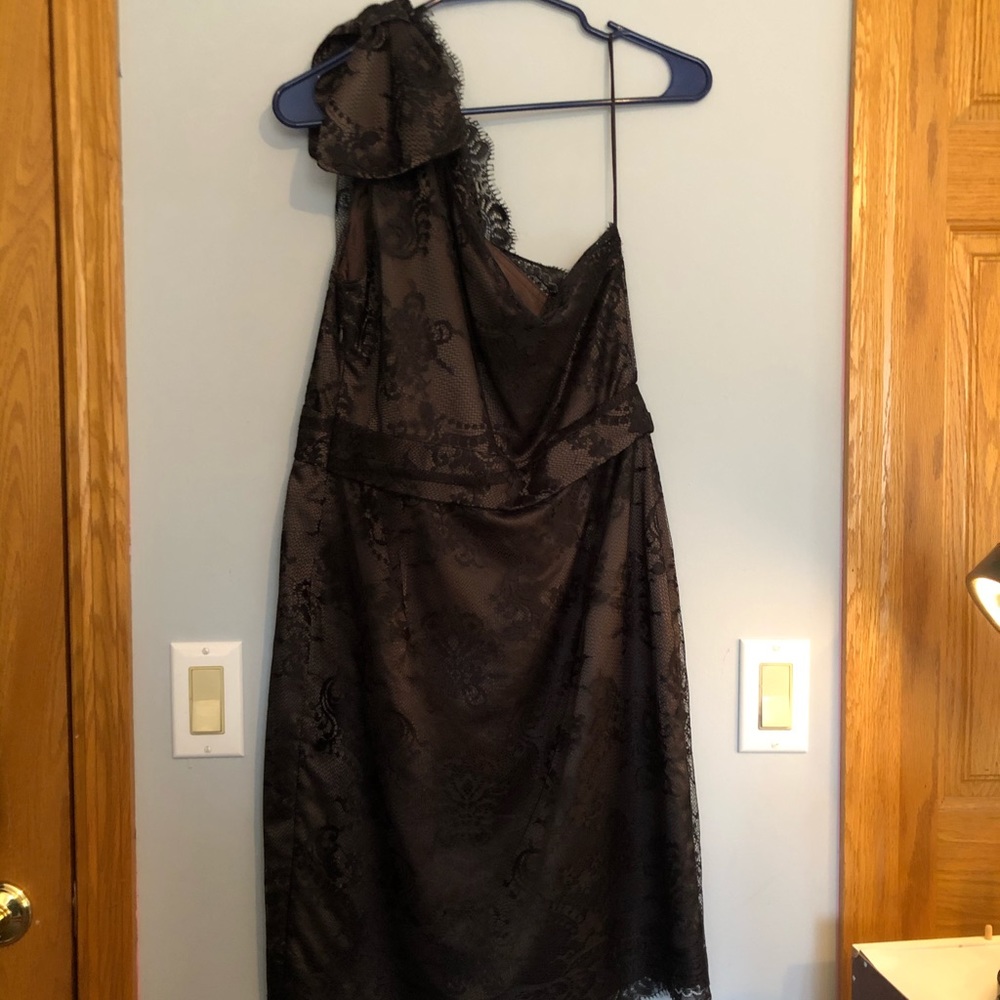 Bow Black Lace Dress